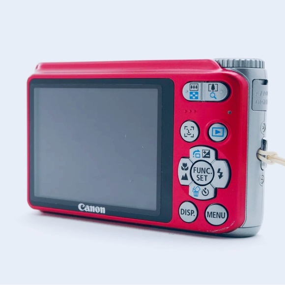 Canon PowerShot A3100 IS 12.1MP Digital Camera Red in Great Working Conditions - Picture 3 of 11